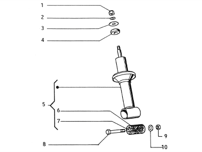 Rear dramper